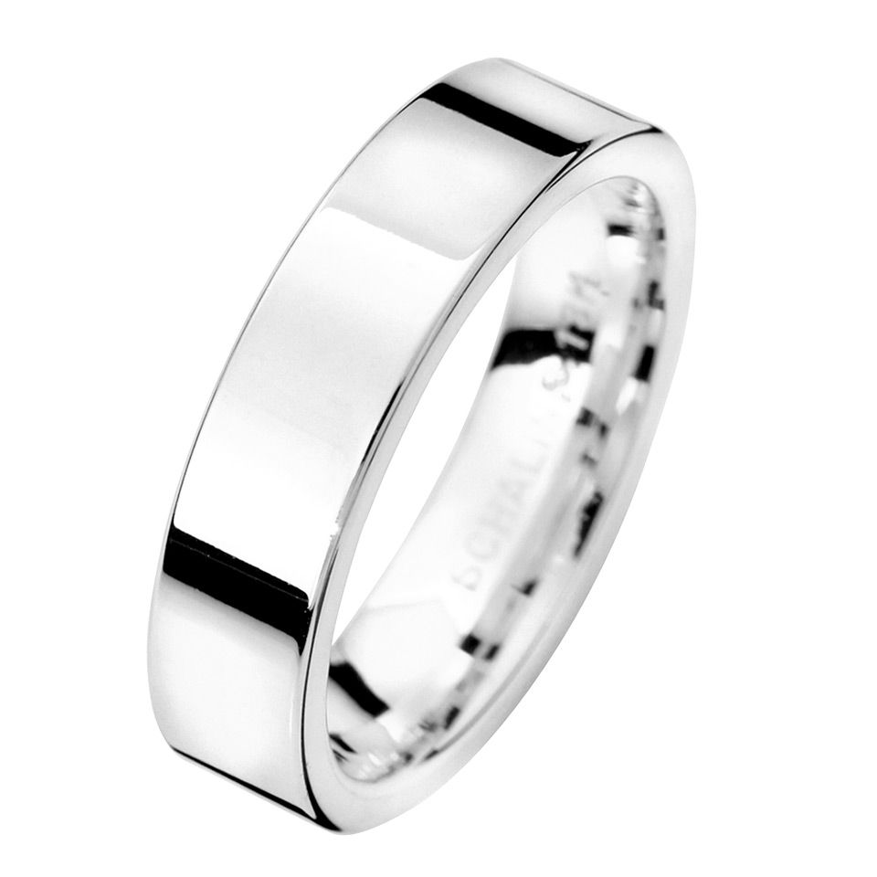 F&ouml;rlovningsring i &auml;kta silver 5mm, 60