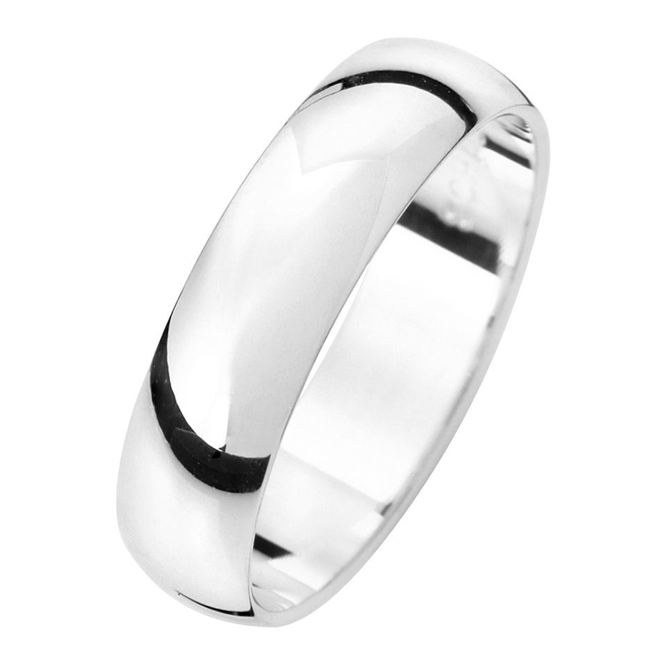 F&ouml;rlovningsring i &auml;kta silver 5mm, 50