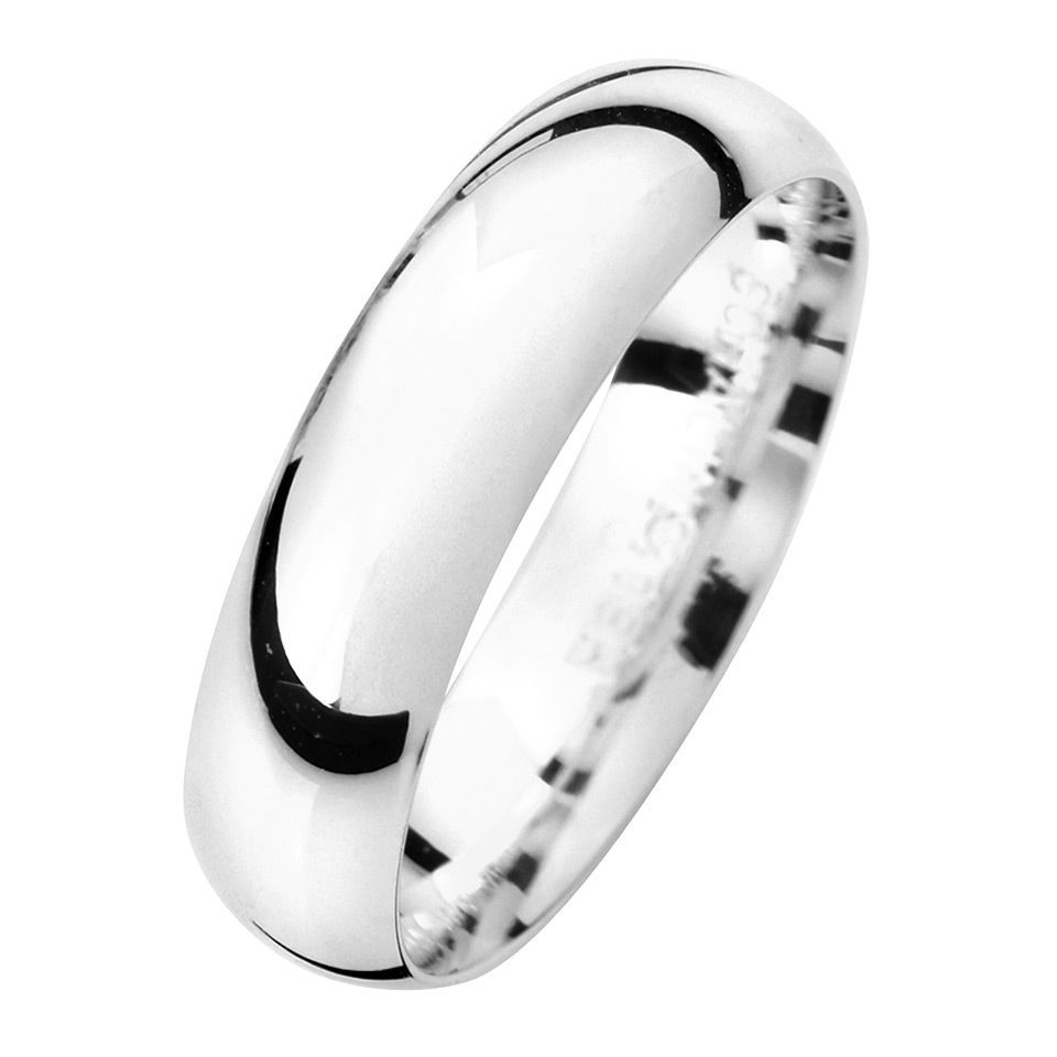 F&ouml;rlovningsring i &auml;kta silver 5mm, 58