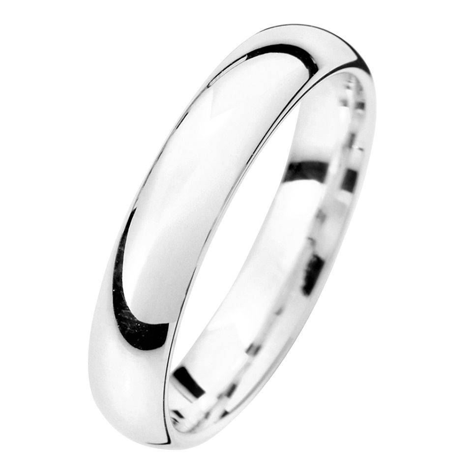F&ouml;rlovningsring i &auml;kta silver 4mm, 59