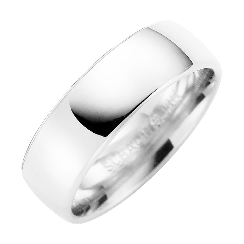 F&ouml;rlovningsring i &auml;kta silver 6mm, 69