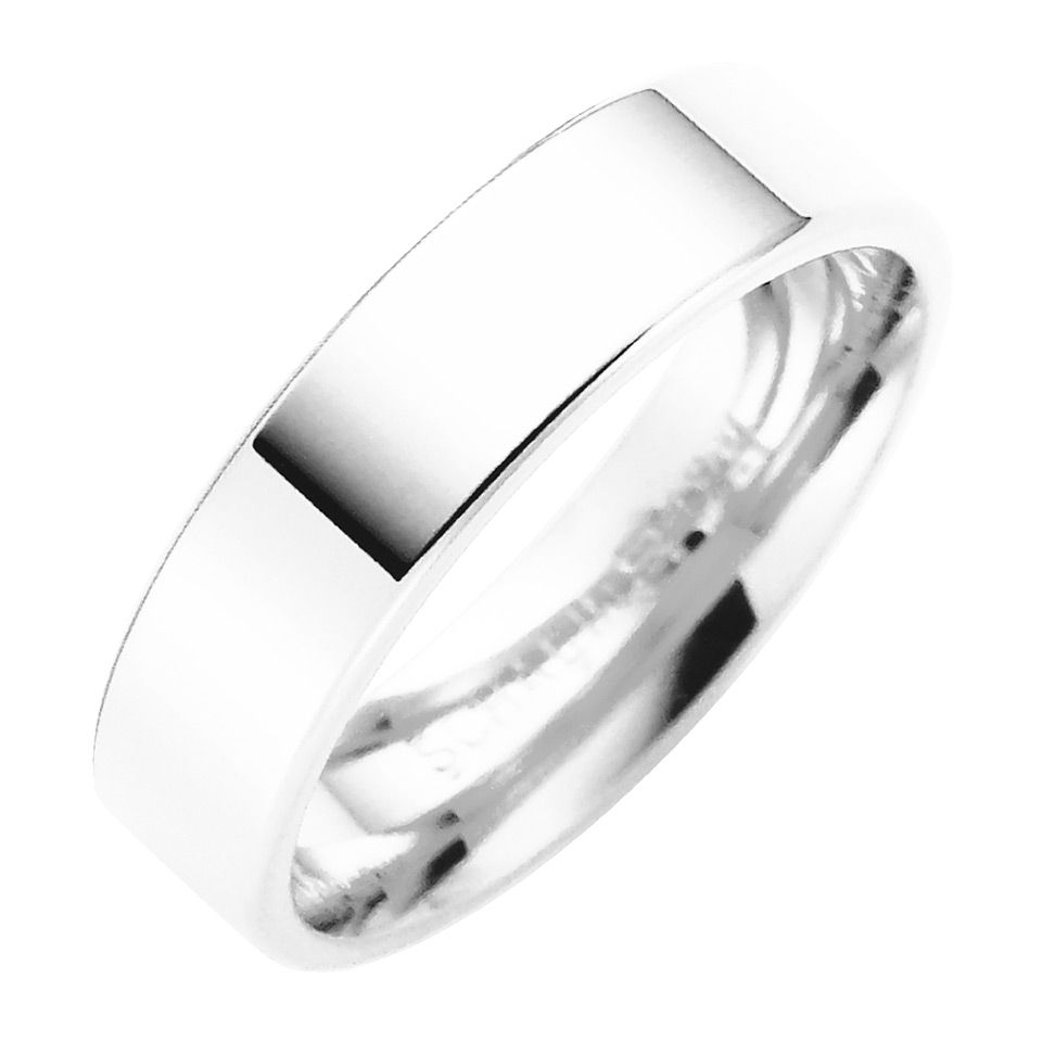 F&ouml;rlovningsring i &auml;kta silver 5mm, 47