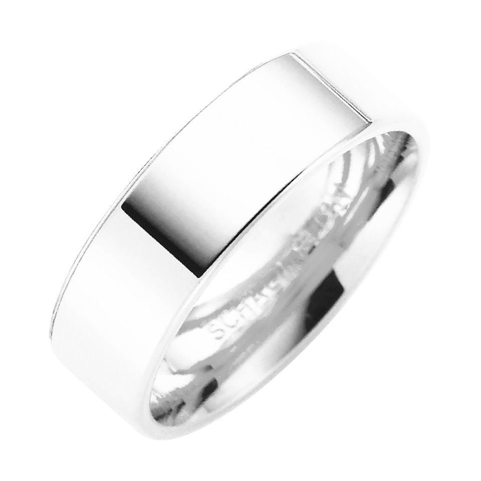 F&ouml;rlovningsring i &auml;kta silver 6mm, 72