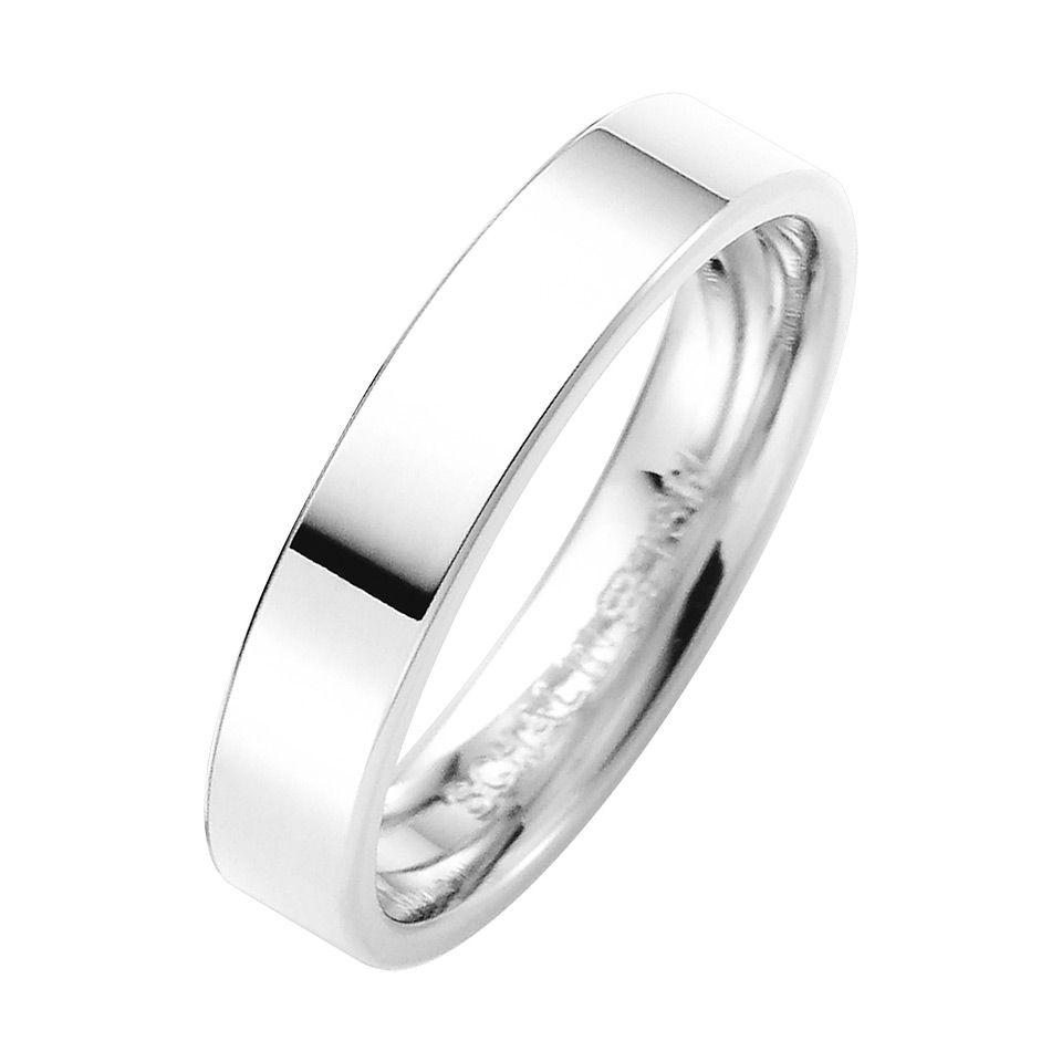 F&ouml;rlovningsring i &auml;kta silver 4mm, 51