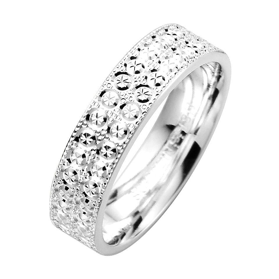 F&ouml;rlovningsring i &auml;kta silver 5mm, 74