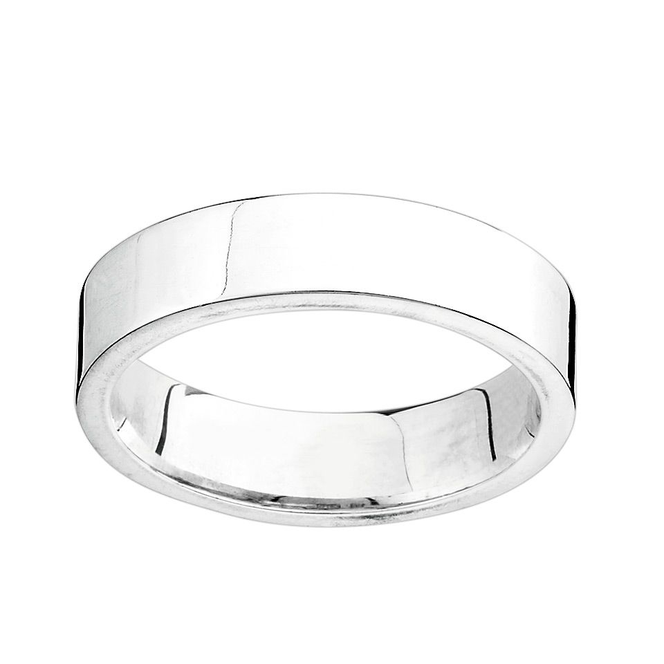 F&ouml;rlovningsring i &auml;kta silver, 19.0