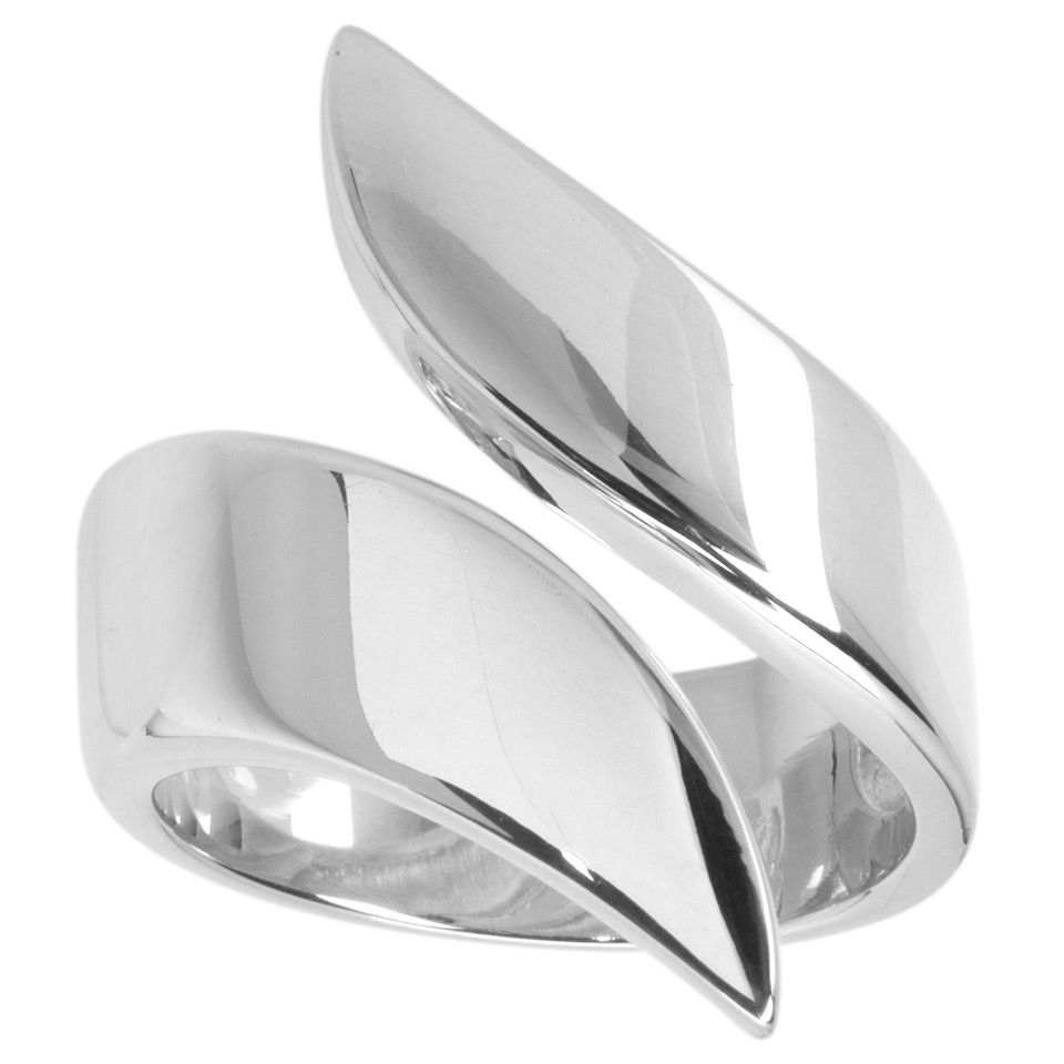 Ring i &auml;kta silver, 17.0