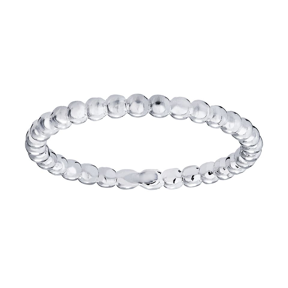 Ring i &auml;kta silver, 16.0