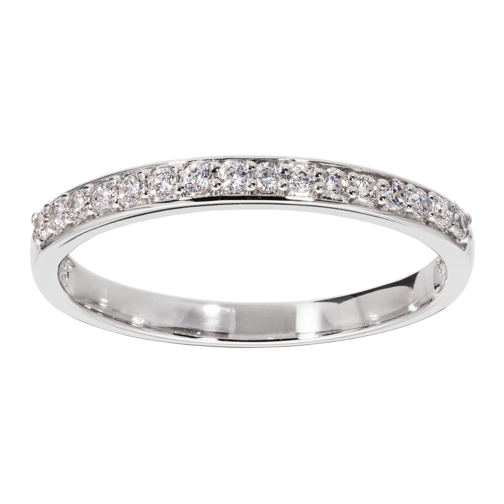 Diamantring i 18K guld, 15.5