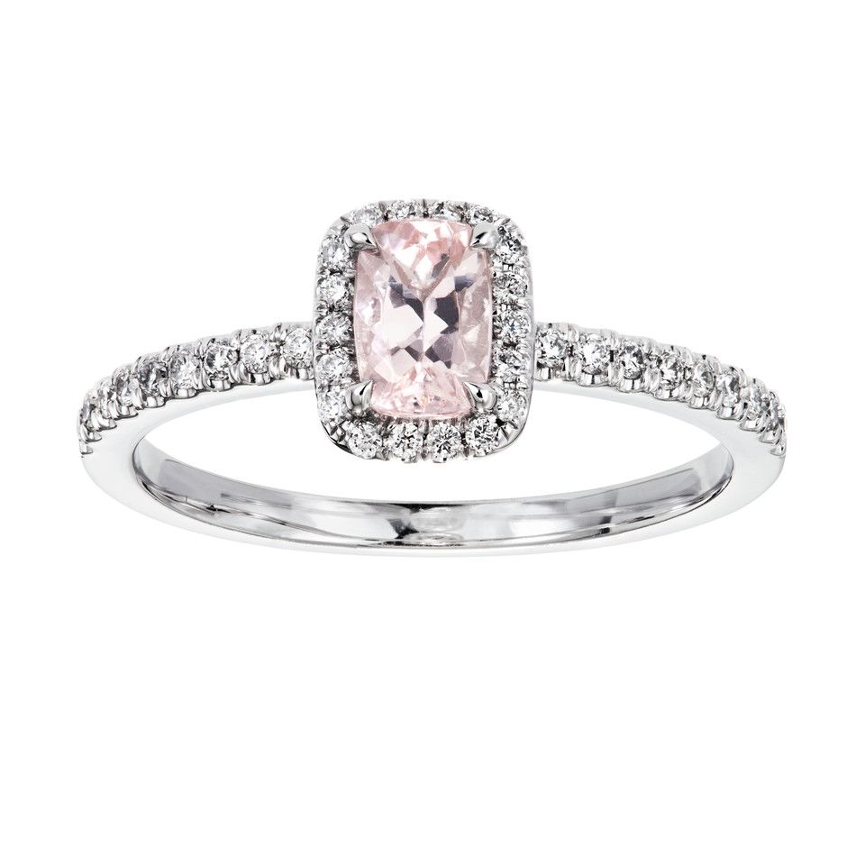 Diamantring i 18K guld, 15.5