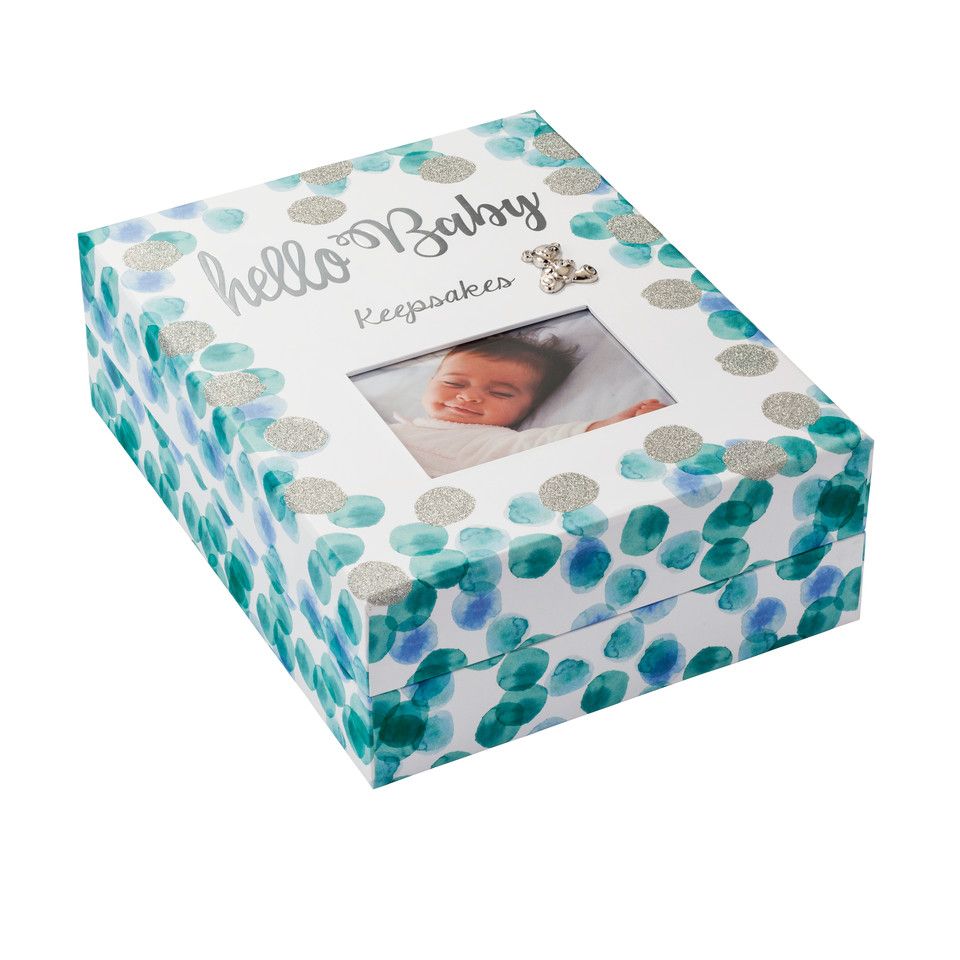 Baby minnesbox Blå