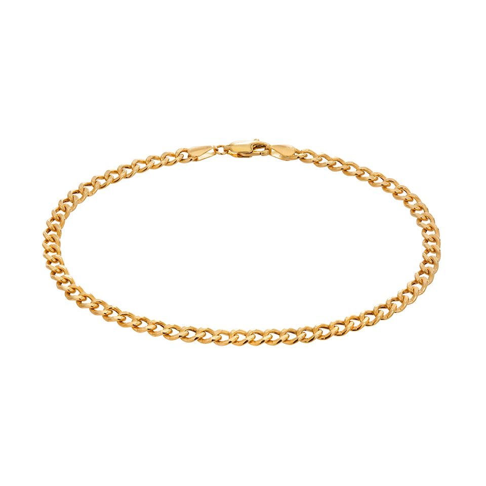 Armband i 9k guld 21cm