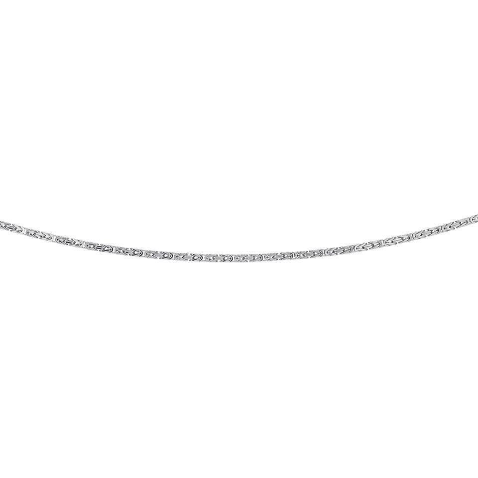Halsband i äkta silver 55 cm