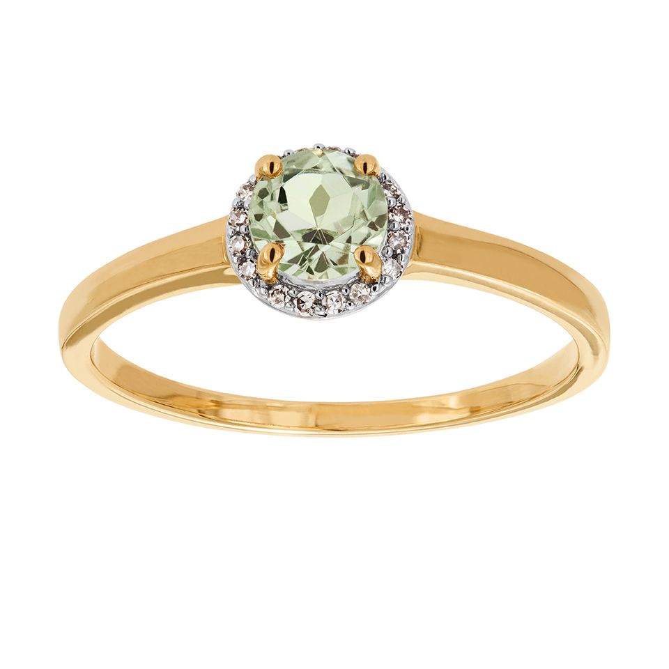 Diamantring i 18K guld, 15.0