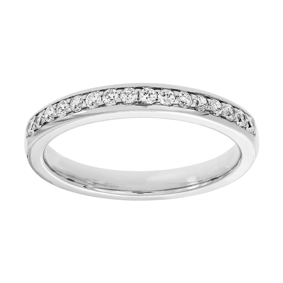 Diamantring i 18K guld, 15.5