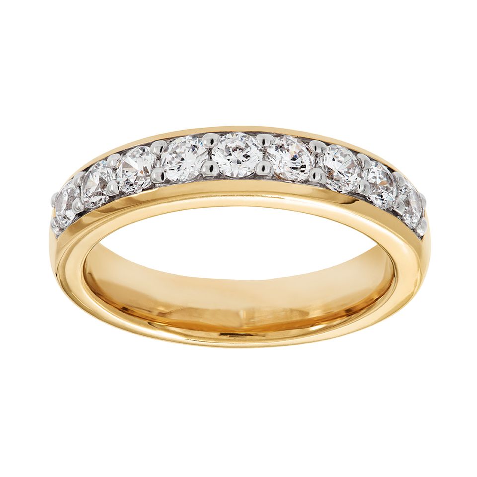 Diamantring i 18K guld, 16.5 196477