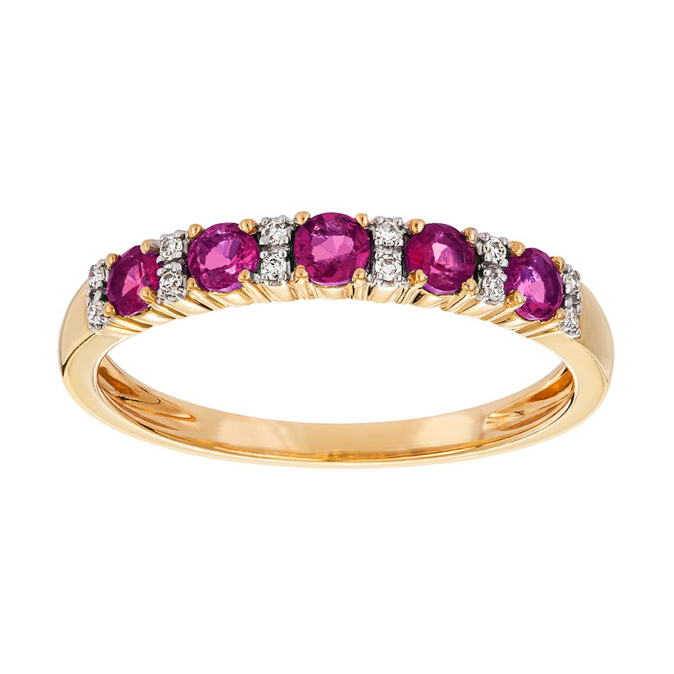 Diamantring i 18K guld, 16.5