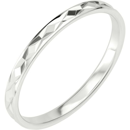 Förlovningsring i äkta silver 2mm från Albrekts Guld