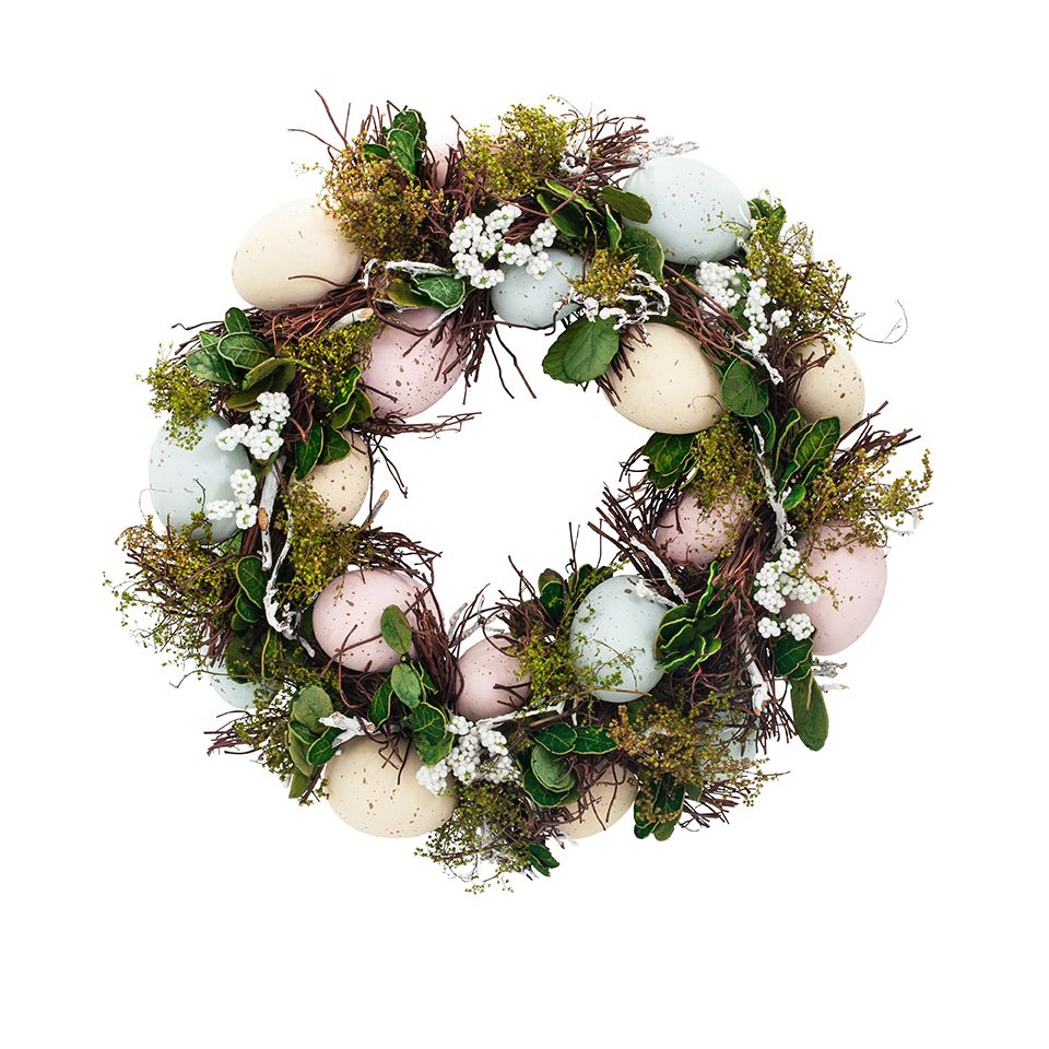 Påskkrans med ägg
