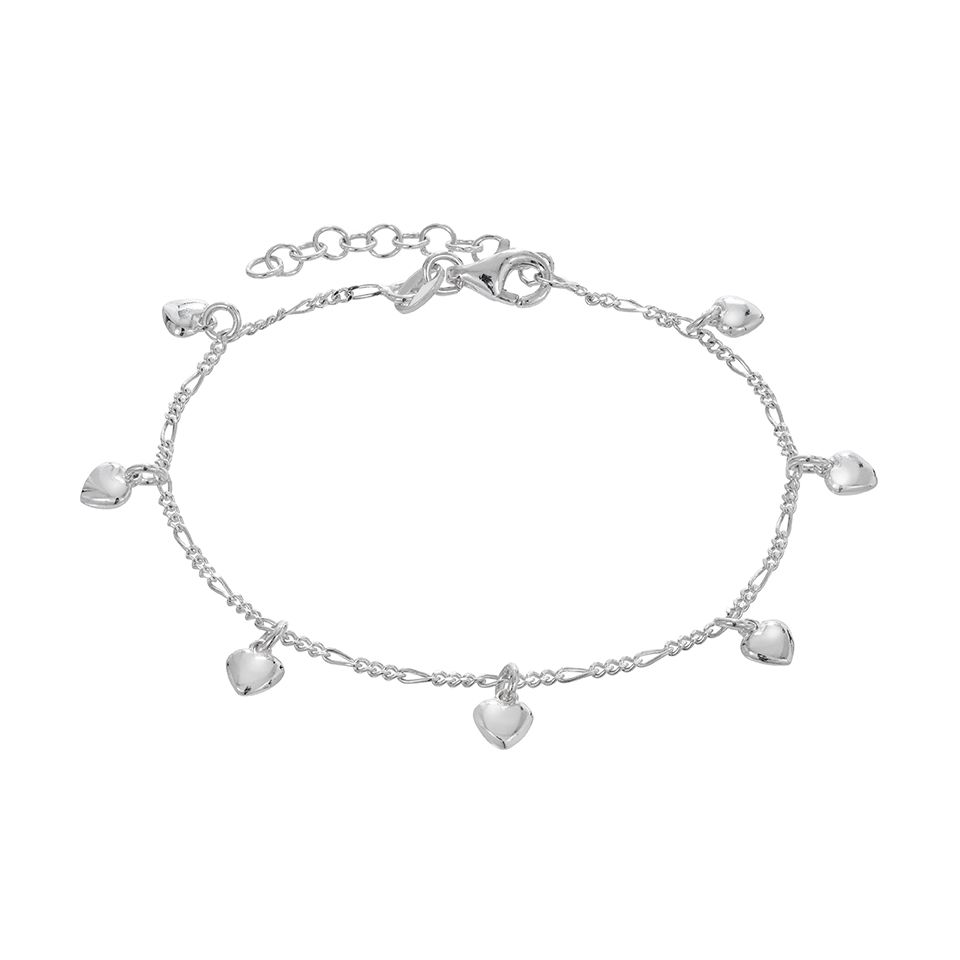 Armband i &auml;kta silver