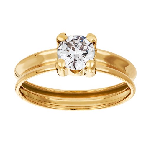 Ring i 18K guld, 15.5