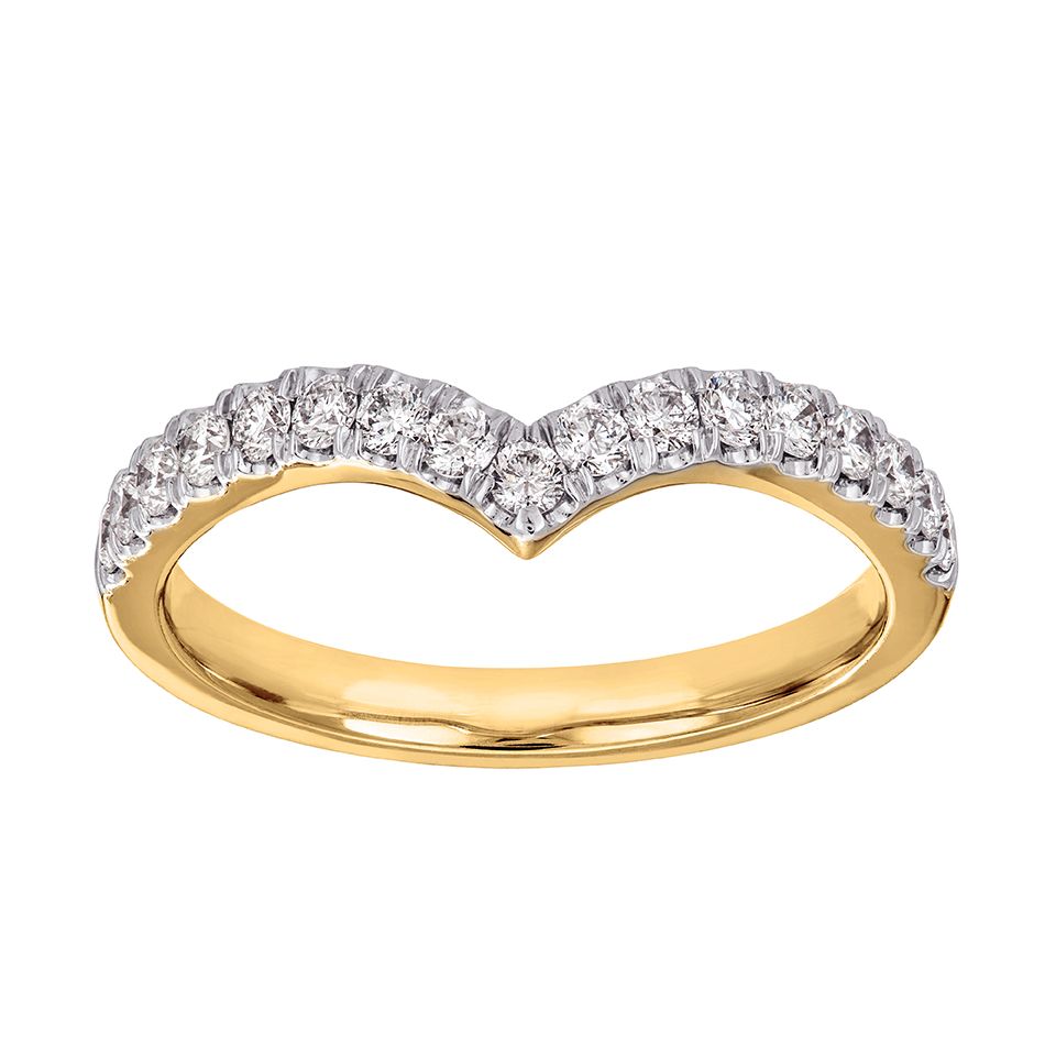 Diamantring 18K guld, 15.5