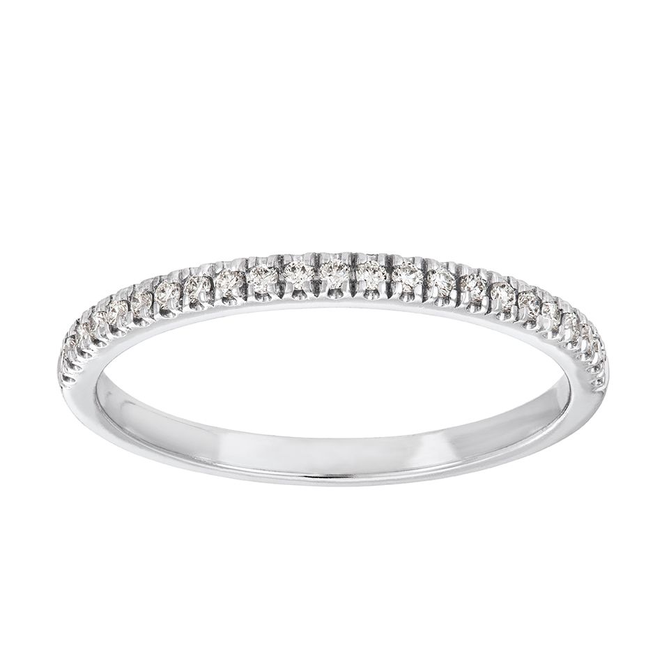 Diamantring i 18K guld, 16.5