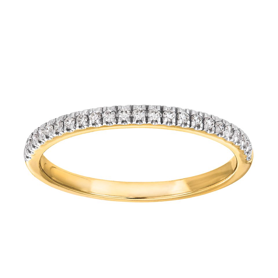 Diamantring i 18K guld, 17.0