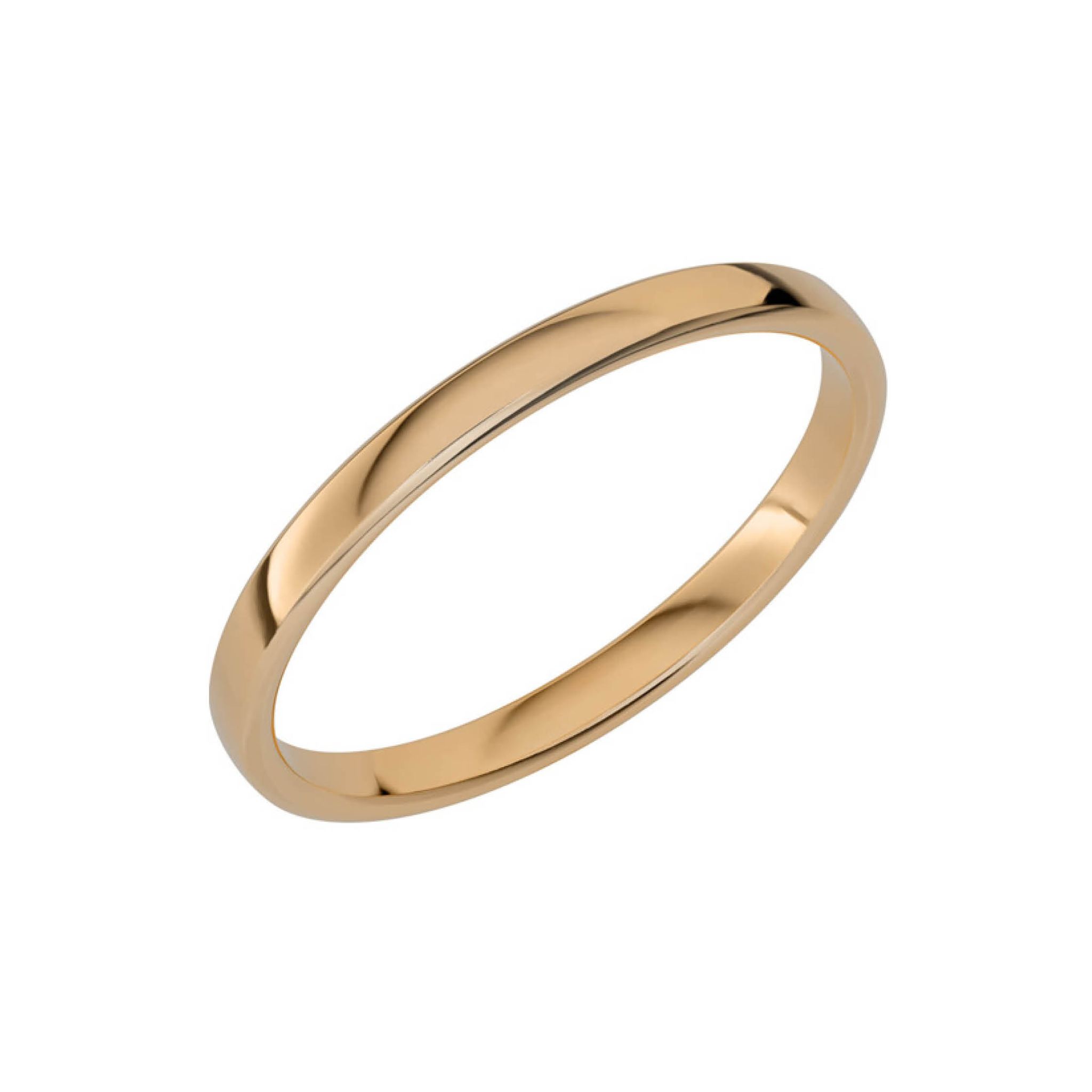 Förlovningsring i 18K guld 2mm, 45