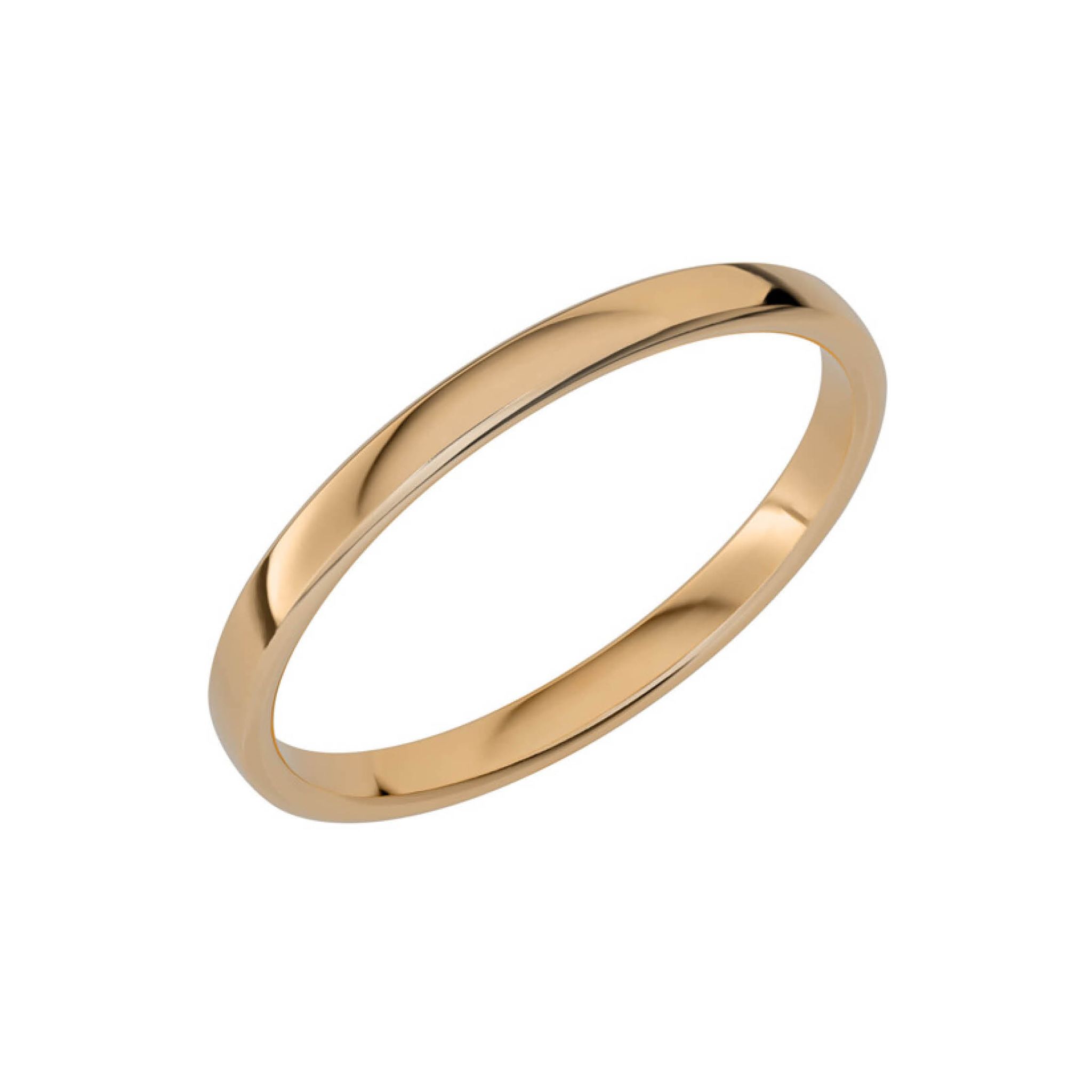 Förlovningsring i 9K guld 2mm, 44