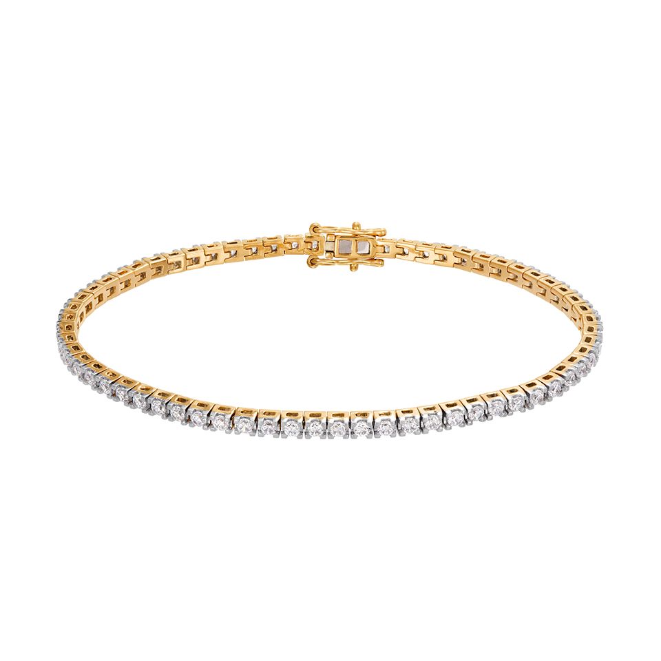 Diamantarmband i 18K guld