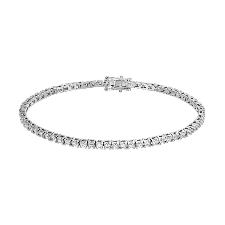 Diamantarmband i 18K guld