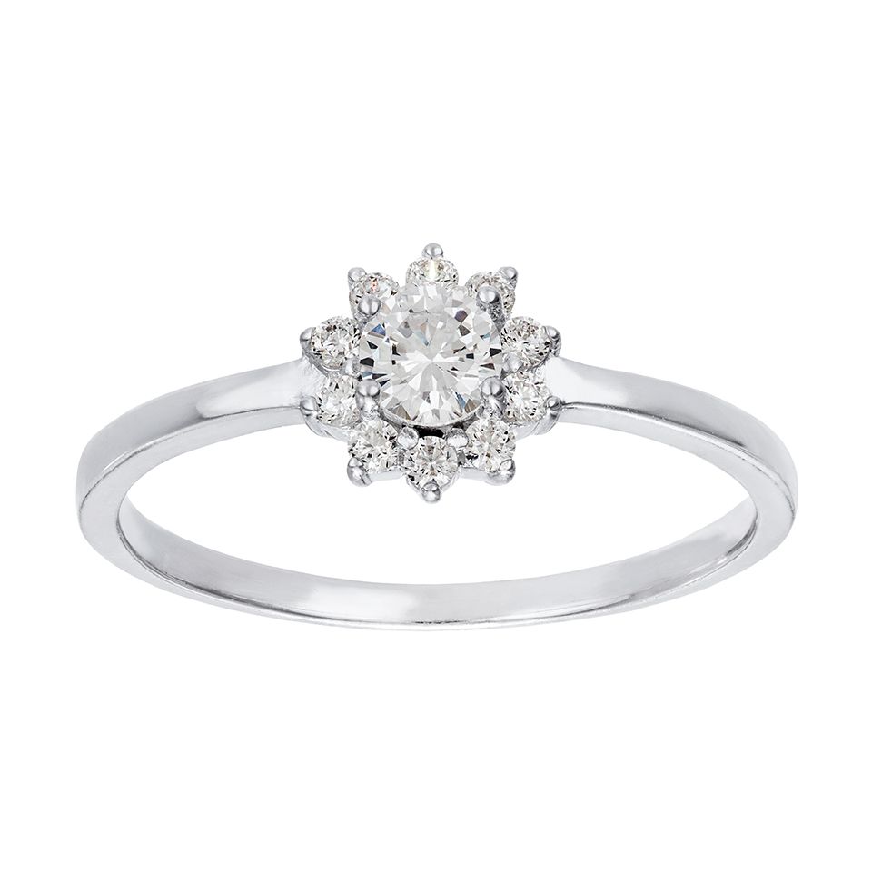 Ring i &auml;kta silver, 18.0