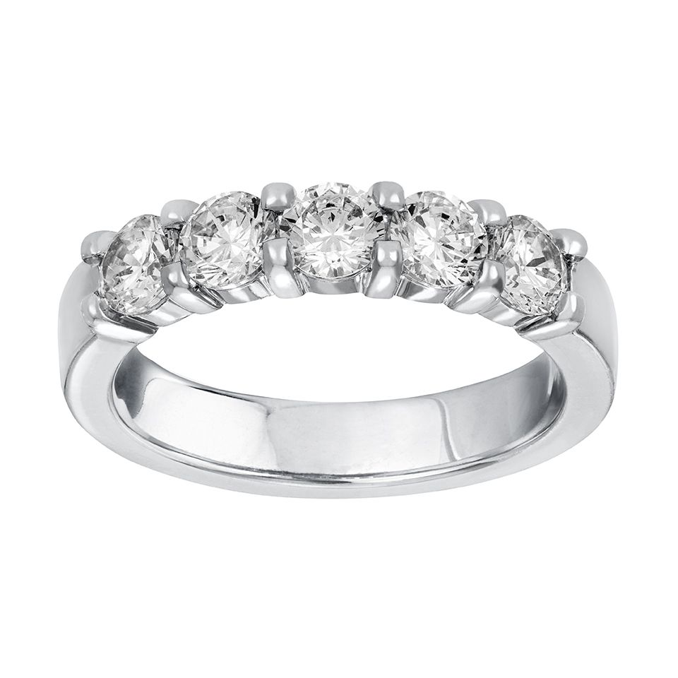 Diamantring i 18K guld, 15.0