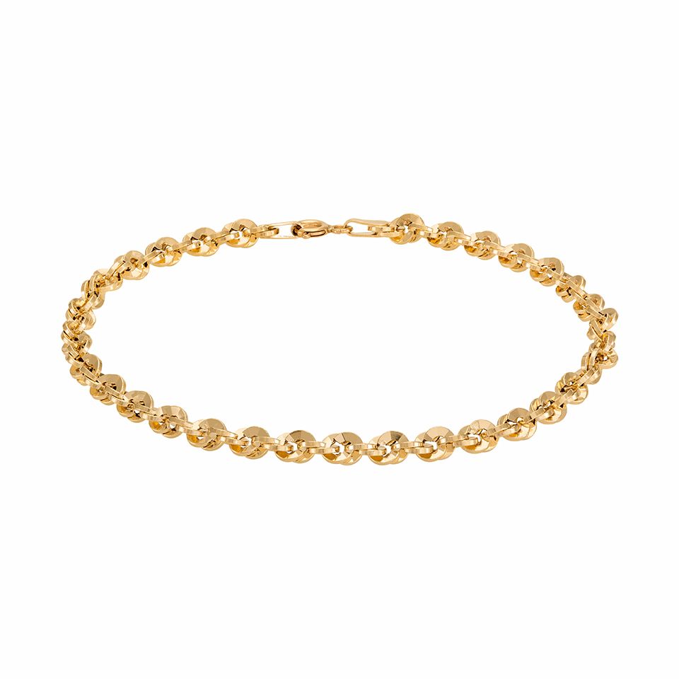 Armband i 18K guld, 19cm