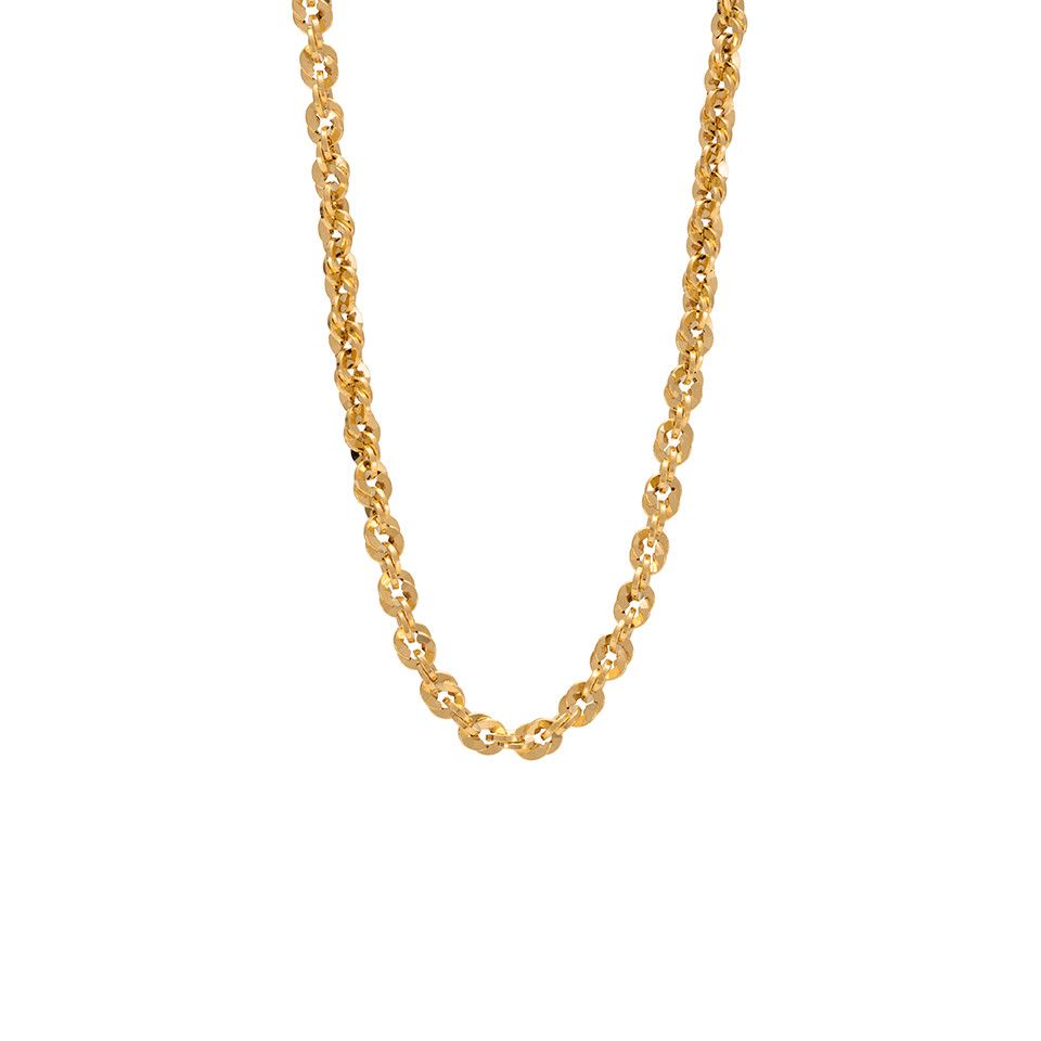 Halsband i 18K guld, 45cm