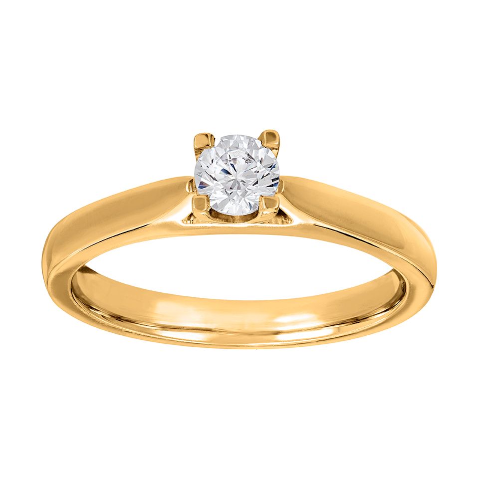 Ring med labbodlad diamant 15.5