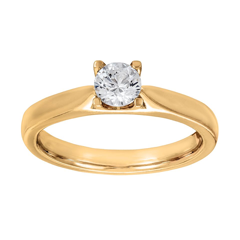 Ring med labbodlad diamant, 16.0