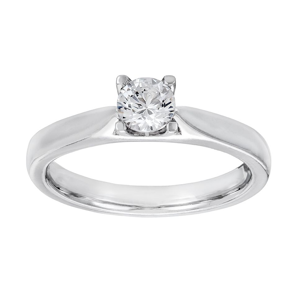 Ring med labbodlad diamant 17.0