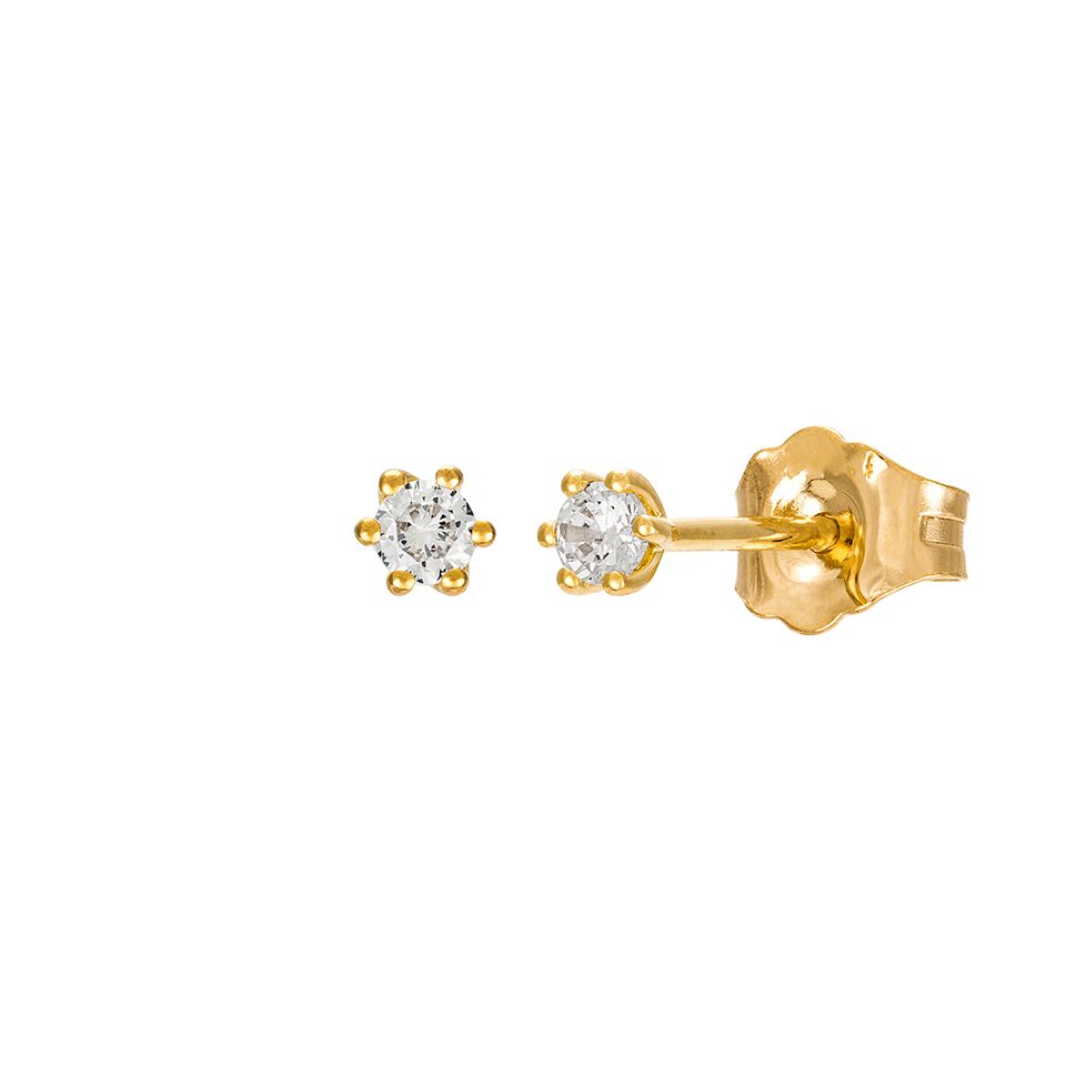 Diamantörhängen i 18K guld