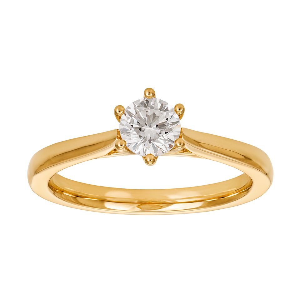 Ring med labbodlad diamant, 15.0