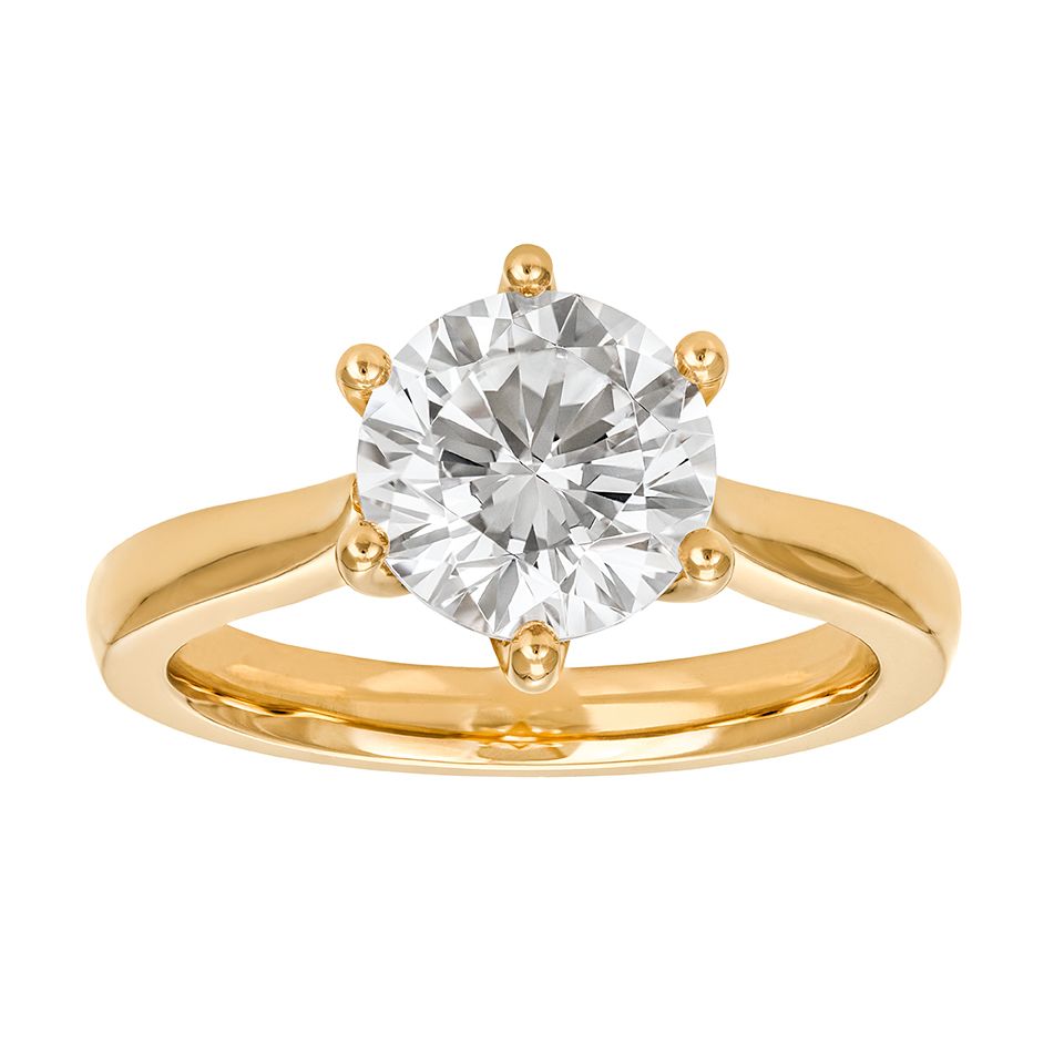 Ring med labbodlad diamant, 16.0