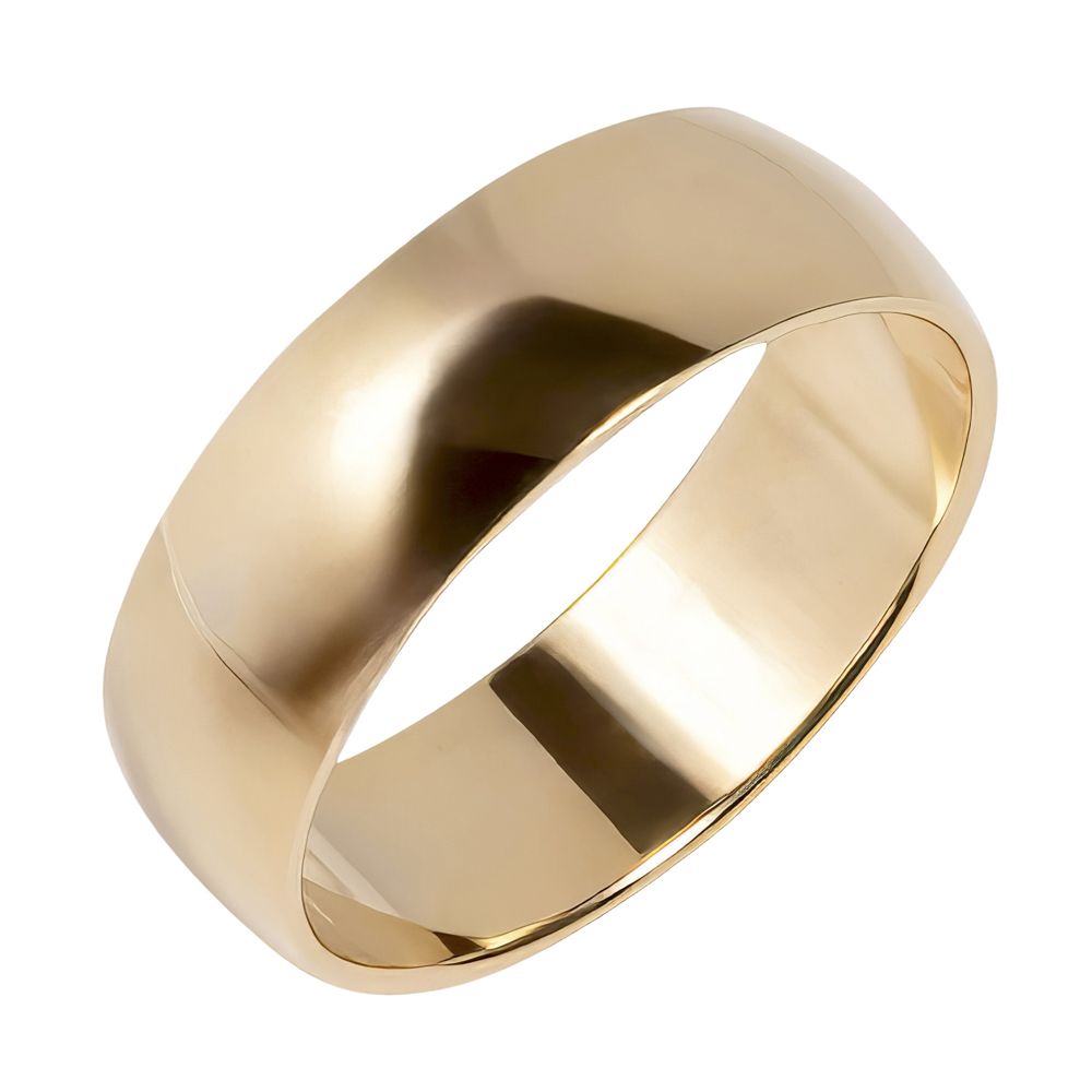 Förlovningsring i 18K guld 6mm, 52