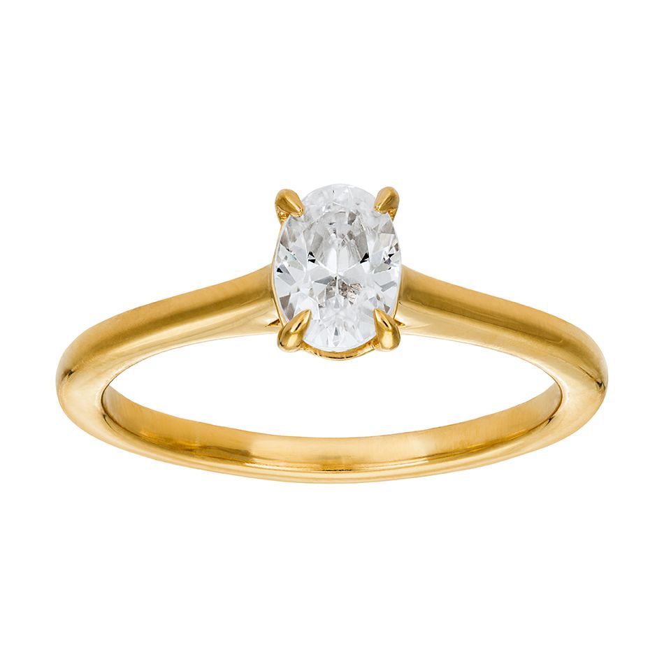 Ring med labbodlad diamant, 15.0
