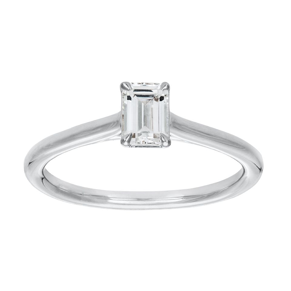 Ring med labbodlad diamant 18.0