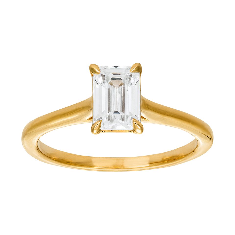 Ring med labbodlad diamant 18.5