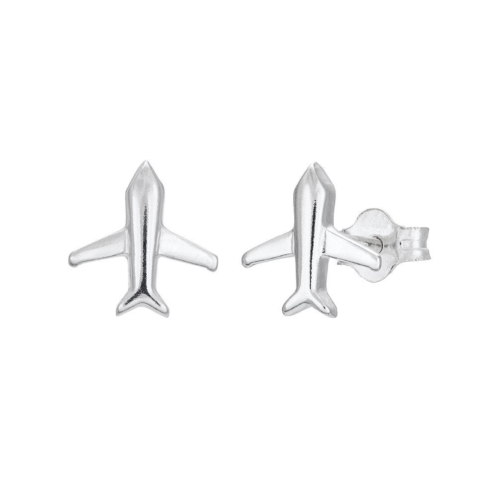 &Ouml;rh&auml;ngen i &auml;kta silver- flygplan