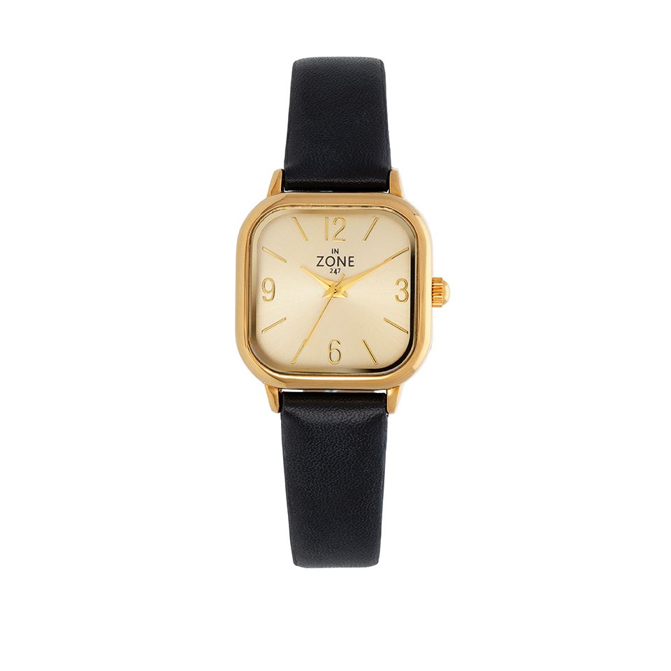 Klocka med fyrkantig urtavla