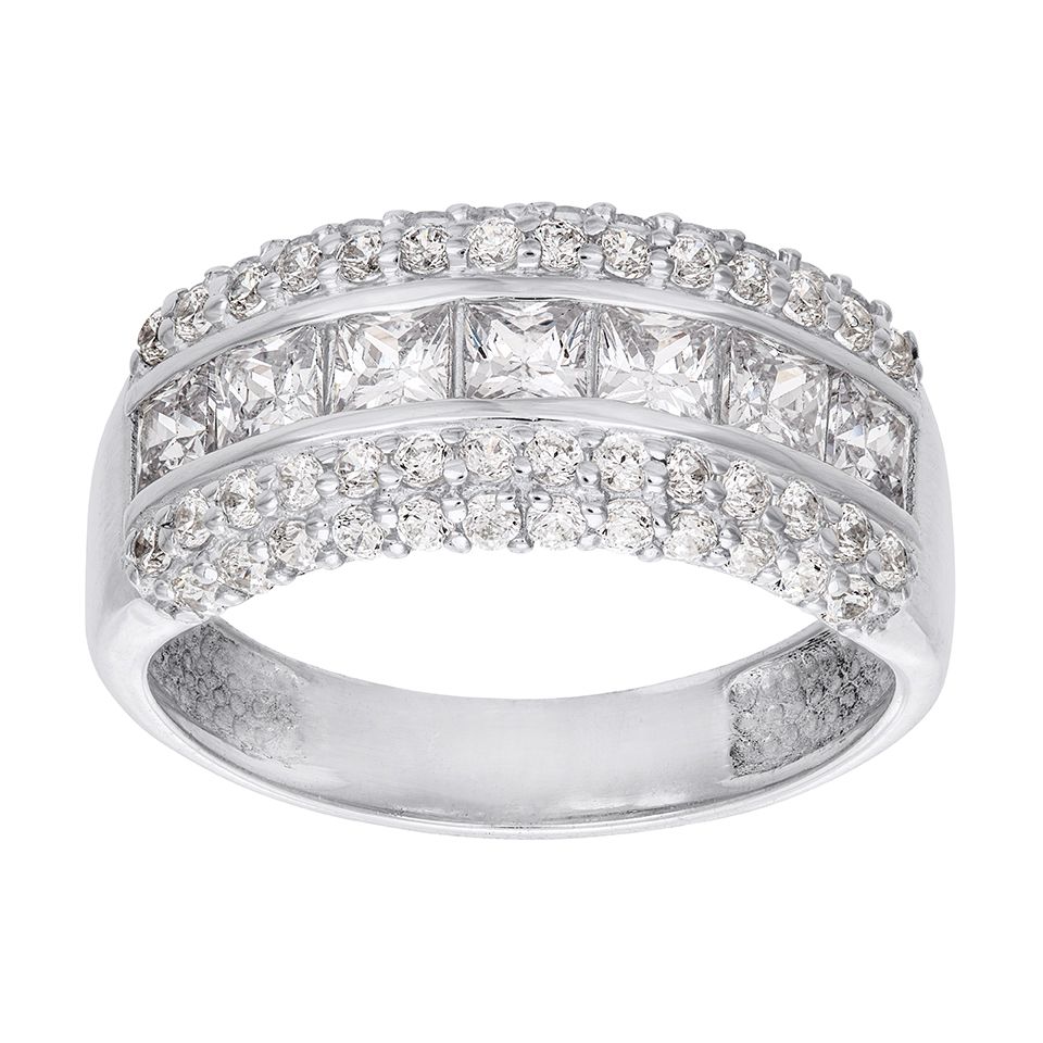Ring i &auml;kta silver, 16.0