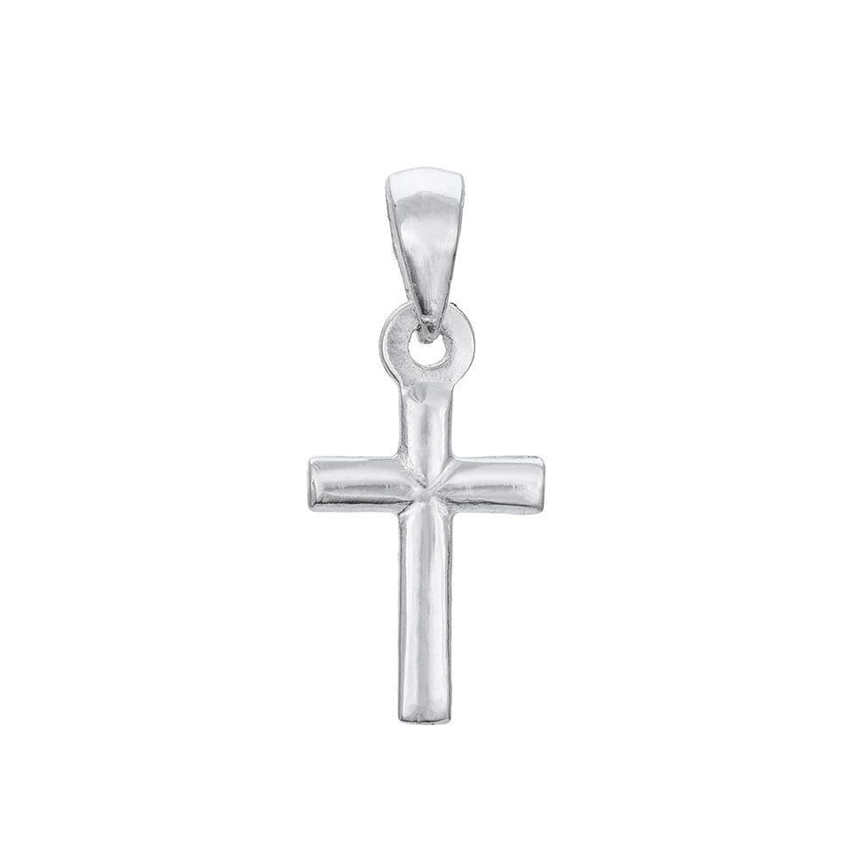 Hängsmycke i äkta silver med kors